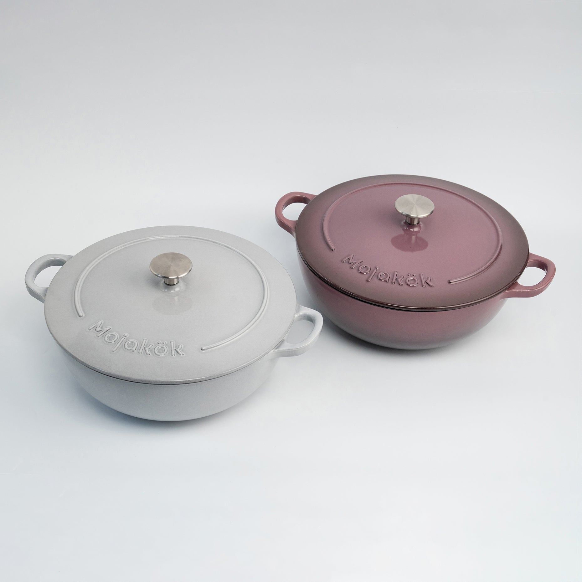 Mojakök 28cm Enameled Cast Iron Dutch Oven 5QT - Gray
