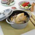 Mojakök 22cm Dutch Oven 3.32QT Classic round Cocotte- Truffle white
