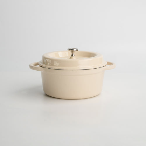 Mojakök 18cm Classic Dutch Oven 1.9QT Cocotte- Beige