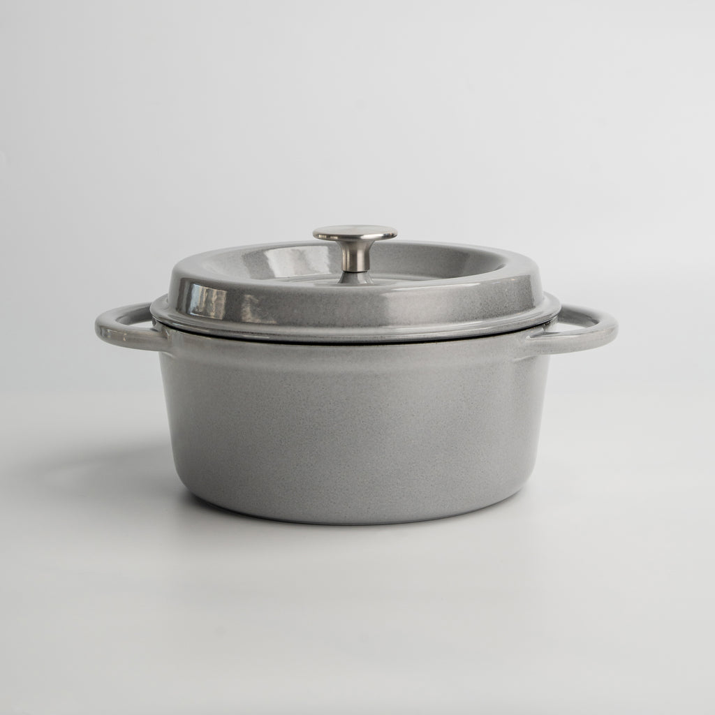 Mojakök 22cm Dutch Oven 3.32QT Classic round Cocotte- Truffle white