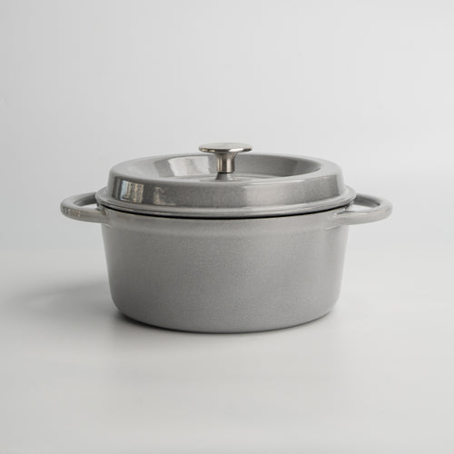 Mojakök 22cm Dutch Oven 3.32QT Classic round Cocotte- Truffle white