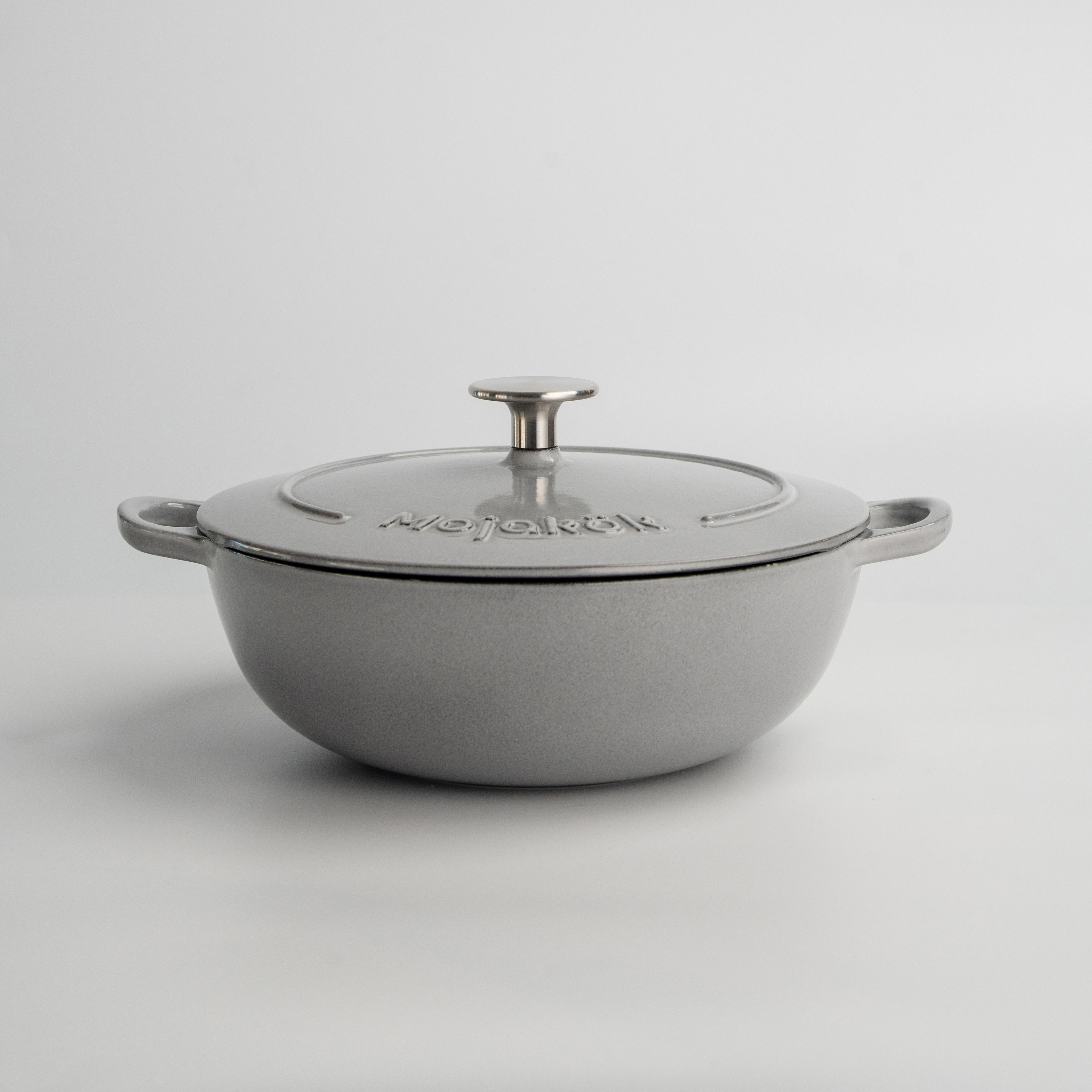 Mojakök 24cm 2.96QT Shallow Cocotte- Platinum Gray