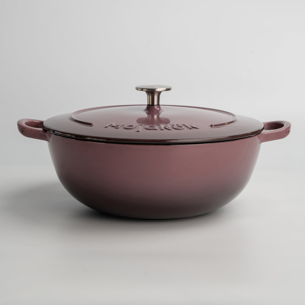 Mojakök 28cm Enameled Cast Iron Dutch Oven 5QT - Fig Purple