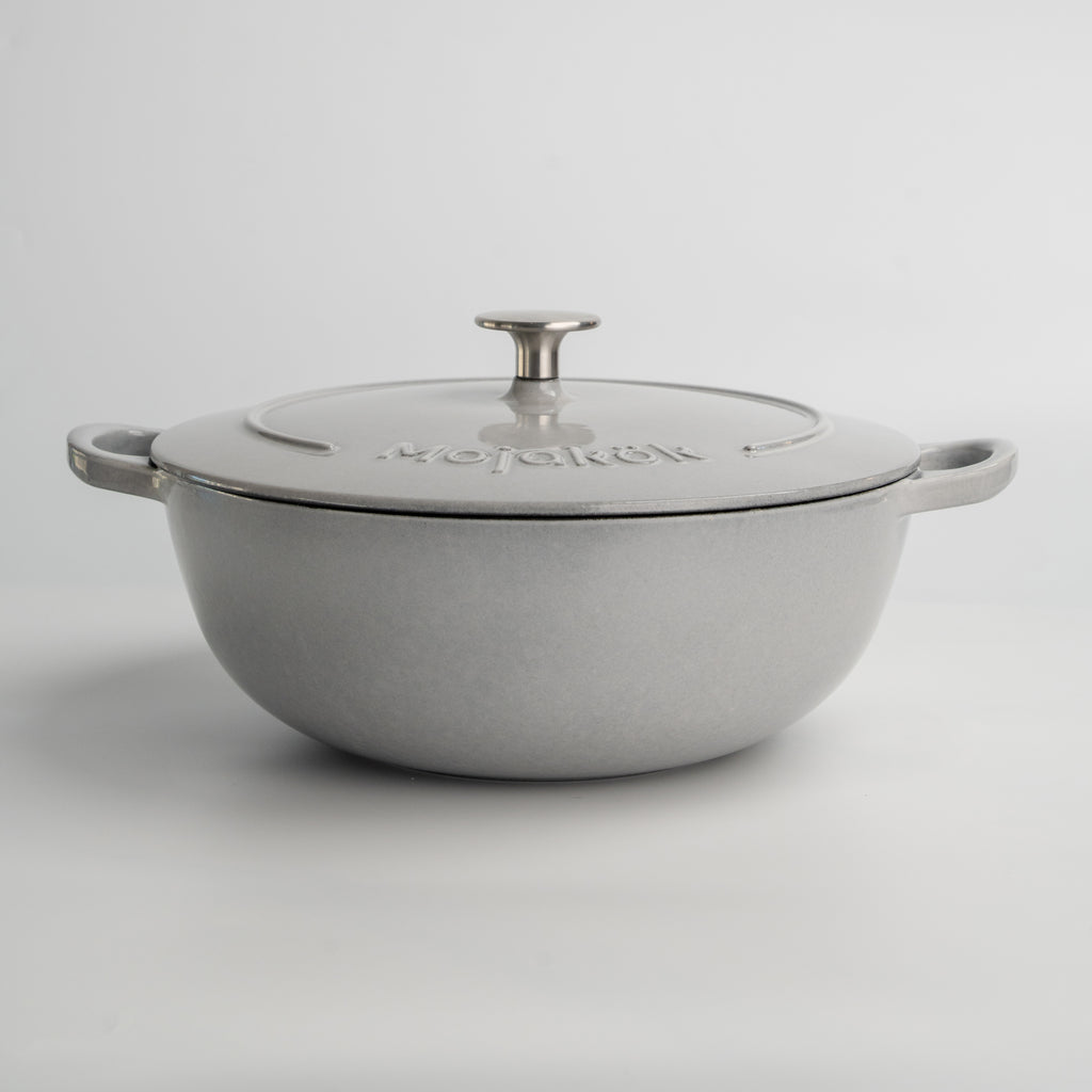 Mojakök 28cm Enameled Cast Iron Dutch Oven 5QT - Gray