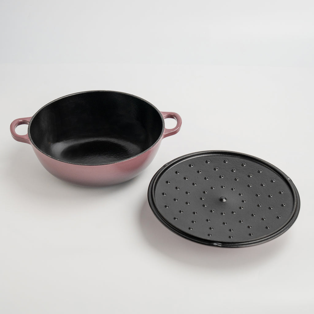 Mojakök 28cm Enameled Cast Iron Dutch Oven 5QT - Fig Purple