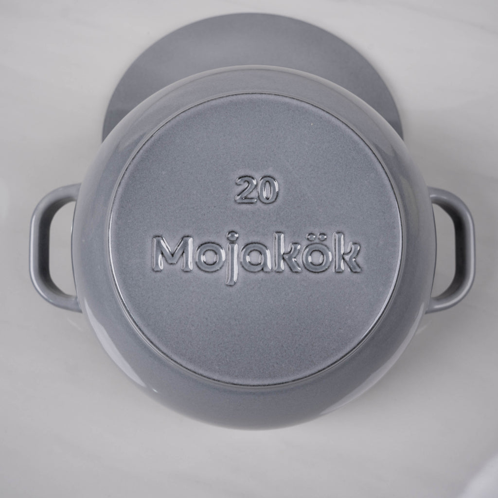 Mojakök 20cm Deep Oven 2.54QT Cocotte - Truffle White