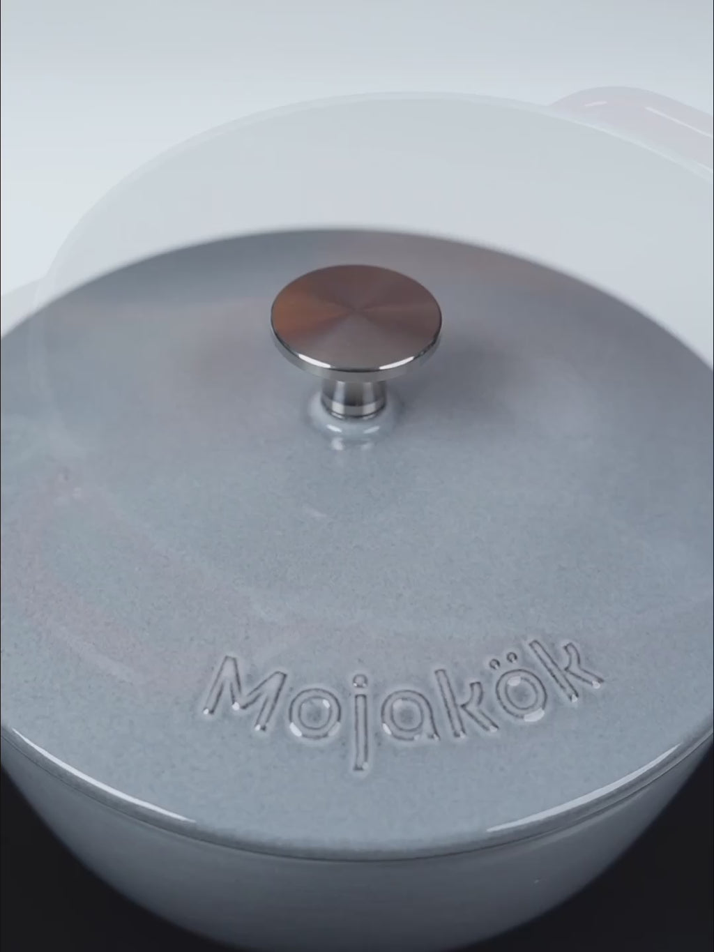 Mojakök 20cm Deep Oven 2.54QT Cocotte - Truffle White