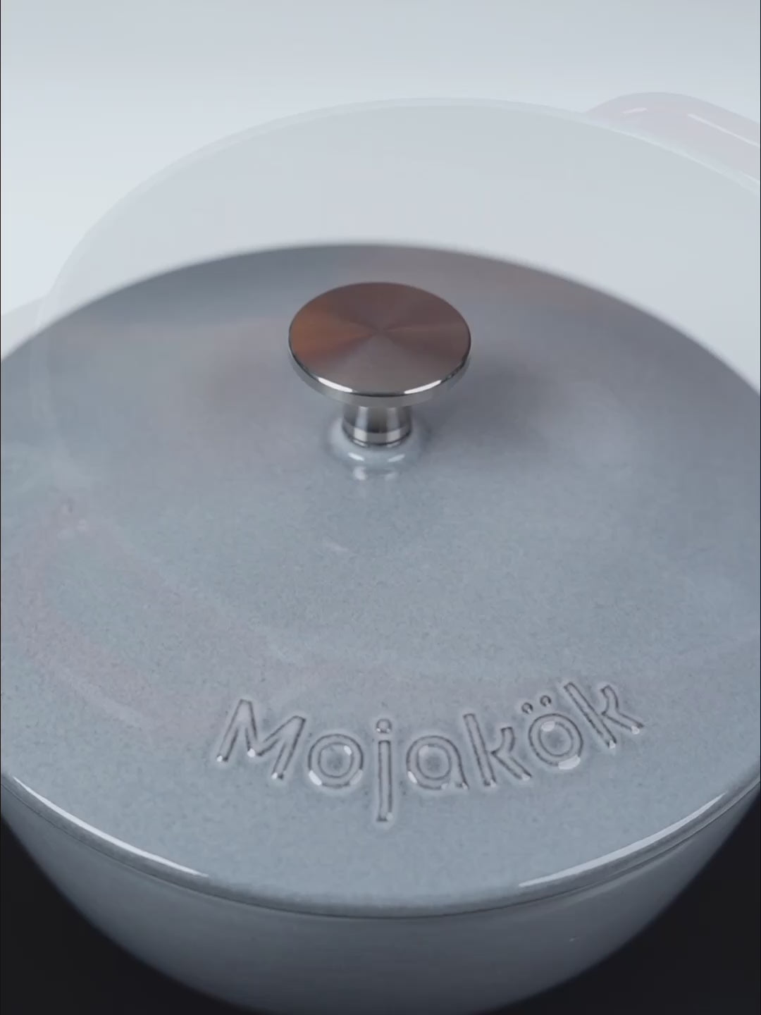 Mojakök 20cm Deep Oven 2.54QT Cocotte - Truffle White